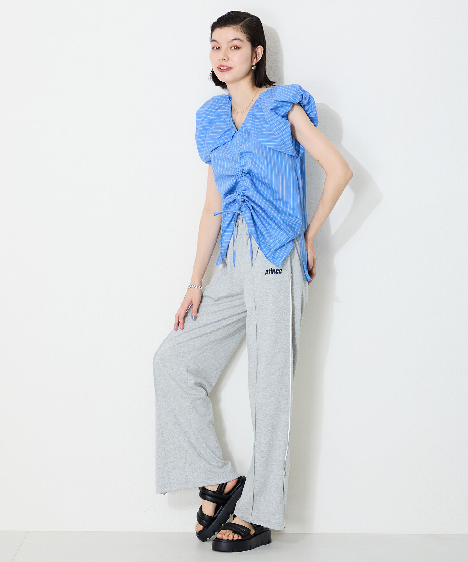 ORiental TRaffic「パデットダブルベルト厚底サンダル/51202 サンダル 人気 トレンド 売れてる」|サンダル|