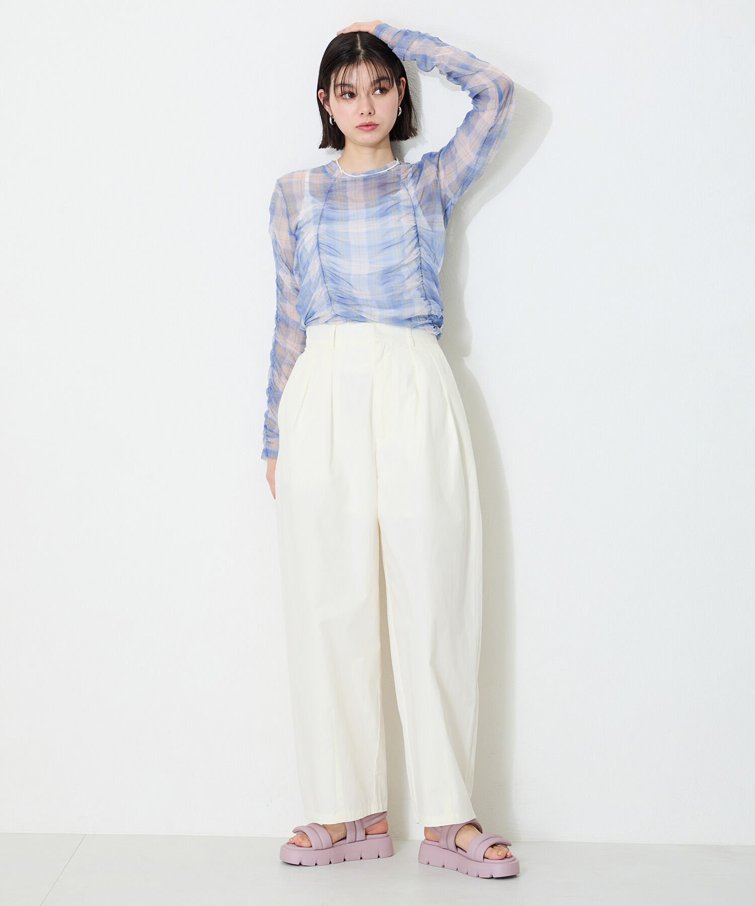 ORiental TRaffic「パデットダブルベルト厚底サンダル/51202 サンダル 人気 トレンド 売れてる」|サンダル|