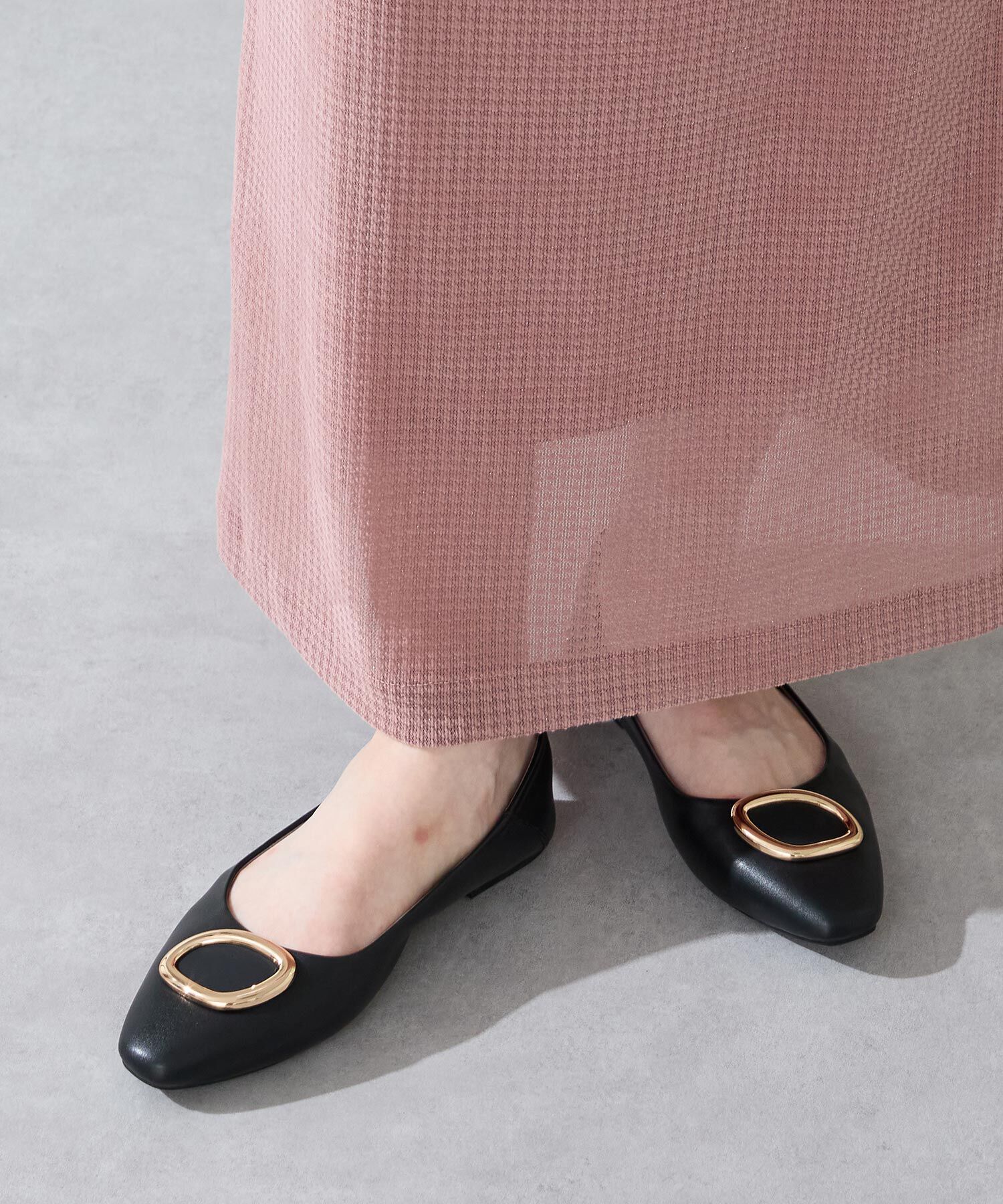 WA Oriental TRaffic「ゴールドモチーフフラットパンプス/52309」|パンプス|