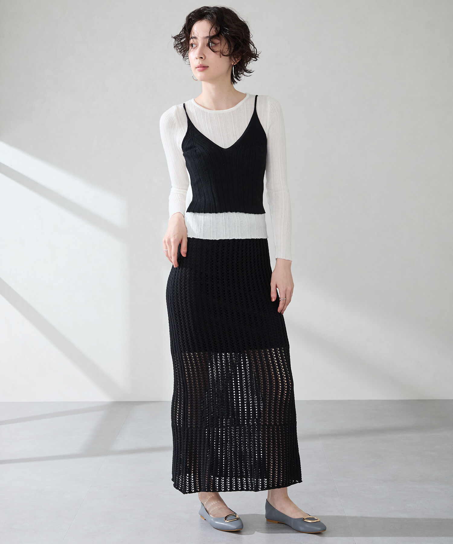 WA Oriental TRaffic「ゴールドモチーフフラットパンプス/52309」|パンプス|