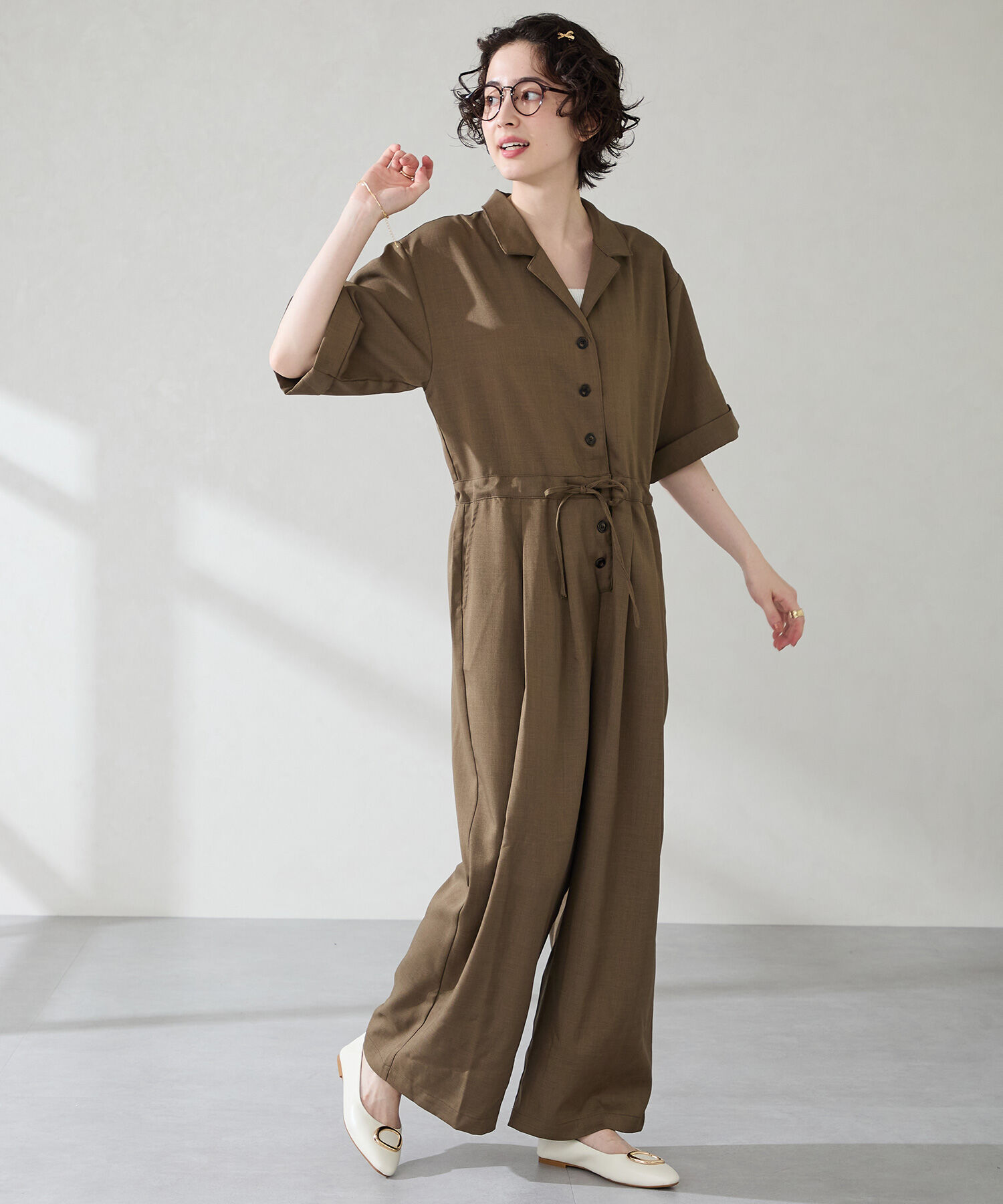 WA Oriental TRaffic「ゴールドモチーフフラットパンプス/52309」|パンプス|