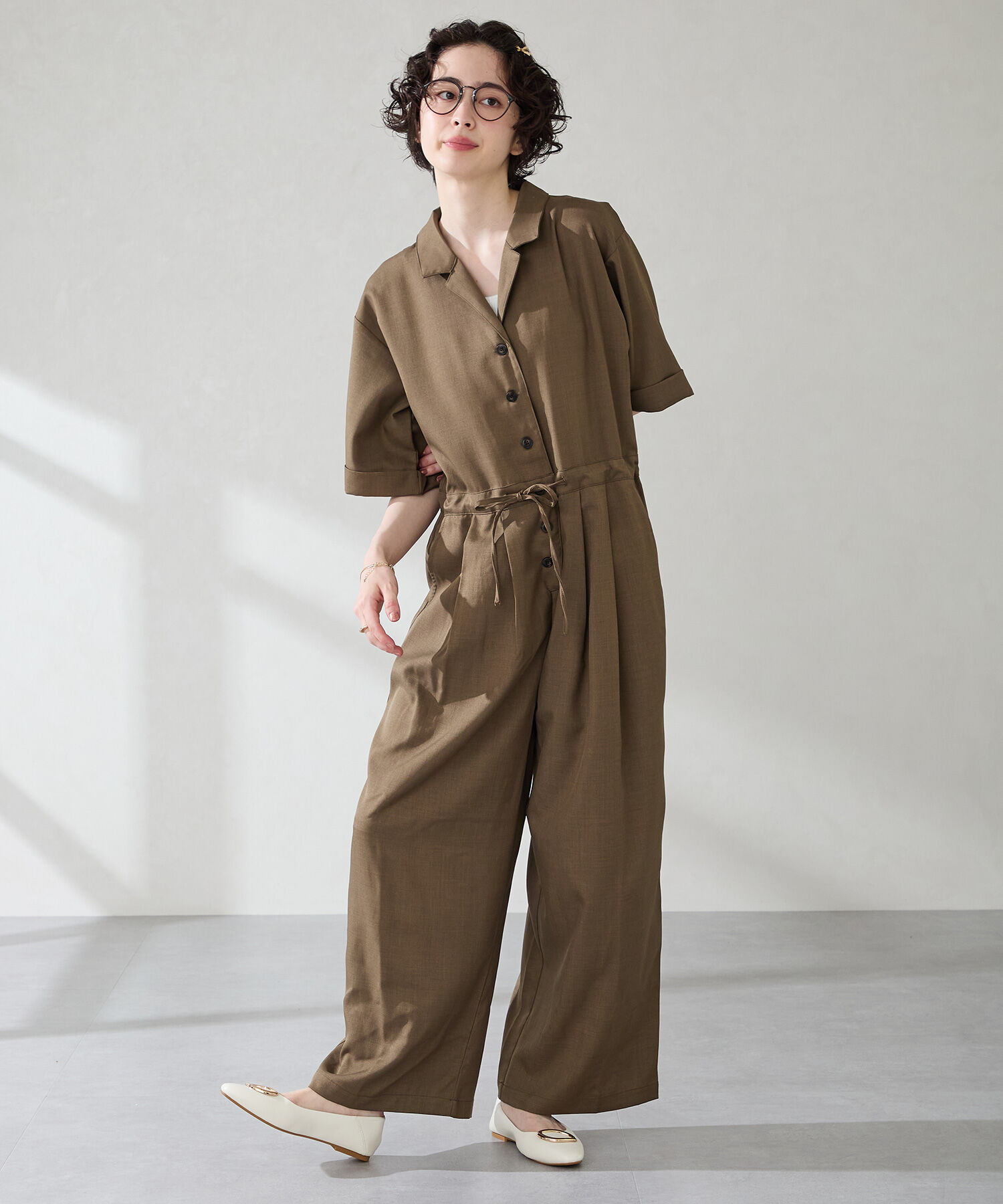 WA Oriental TRaffic「ゴールドモチーフフラットパンプス/52309」|パンプス|