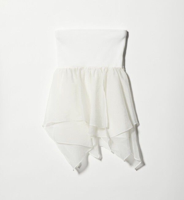 AEWEN MATOPH「＜AEWEN MATOPH＞ラッフルミニスカート ベアトップ ‐ 2WAY ウォッシャブル ‐」|スカート|