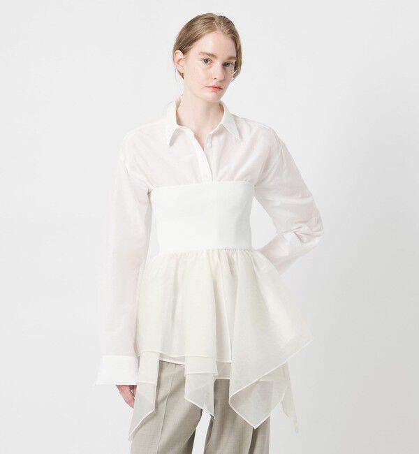 AEWEN MATOPH「＜AEWEN MATOPH＞ラッフルミニスカート ベアトップ ‐ 2WAY ウォッシャブル ‐」|スカート|