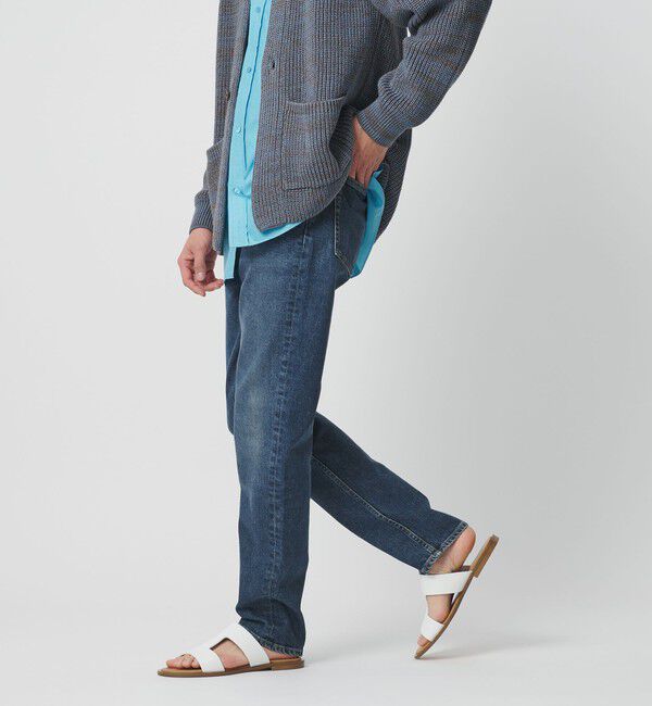 UNITED ARROWS「カイハラデニム スリムテーパード 5ポケット」|デニム|