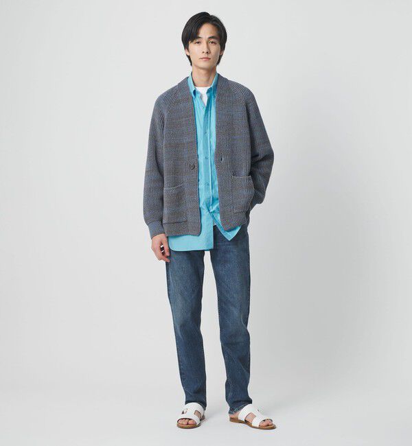 UNITED ARROWS「カイハラデニム スリムテーパード 5ポケット」|デニム|