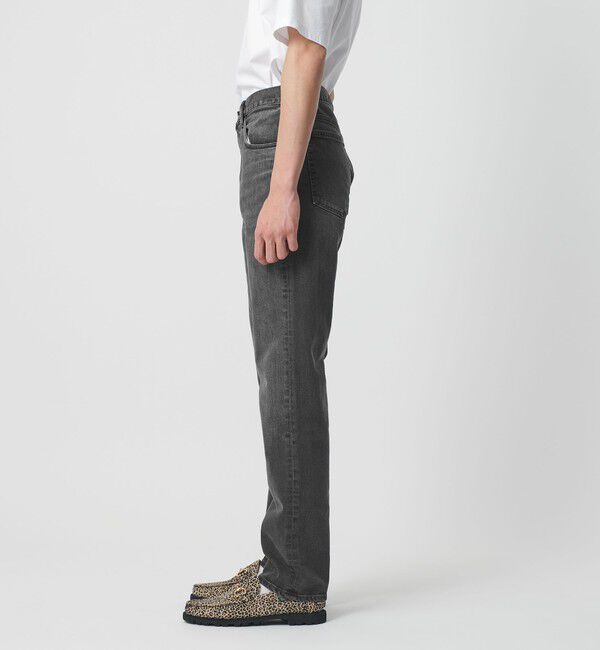 UNITED ARROWS「カイハラデニム ブラック スリムテーパード」|デニム|