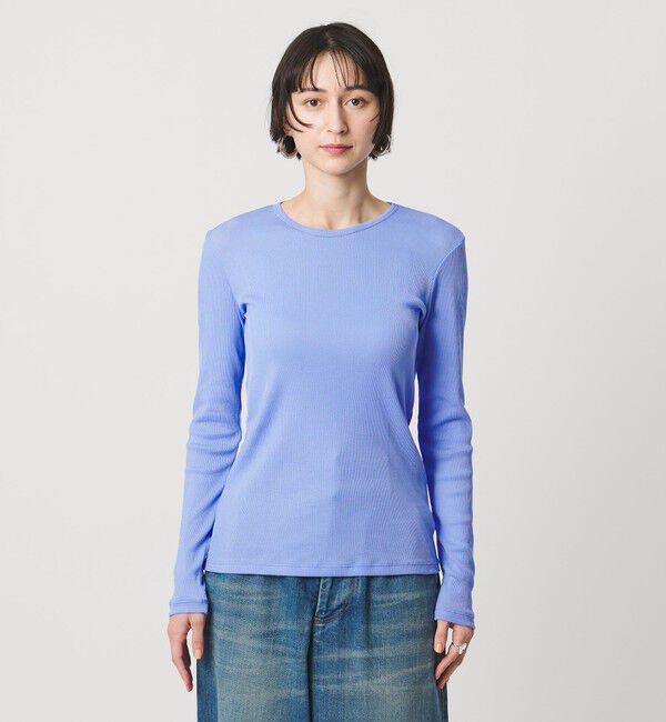 UNITED ARROWS「コットン テレコ クルーネック カットソー」|Tシャツ・カットソー|