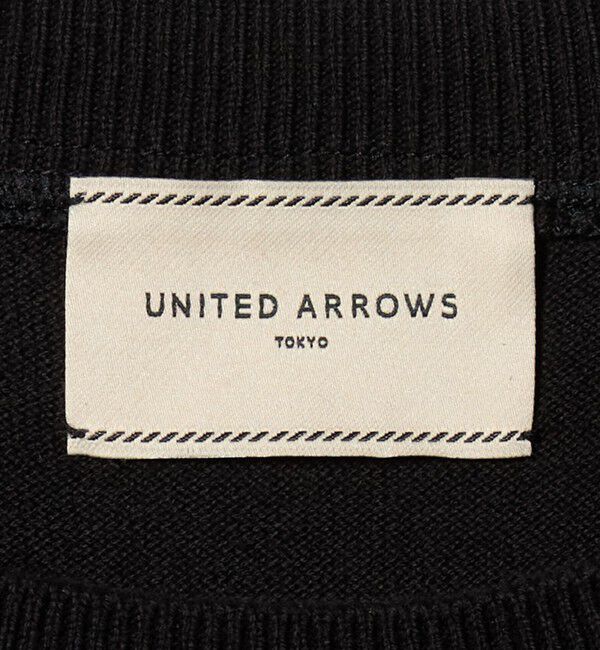 UNITED ARROWS「エンブロイダリーフラワー メッシュ ニット」|ニット・セーター|