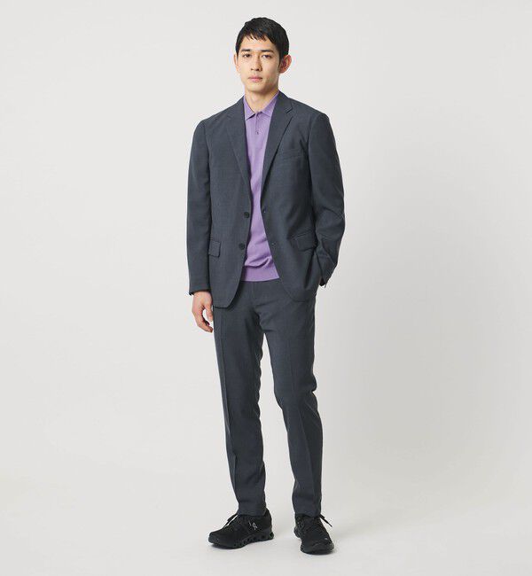 UNITED ARROWS「ショートスリーブ ニットポロシャツ UA COZY ウォッシャブル 抗菌防臭」|ニット・セーター|