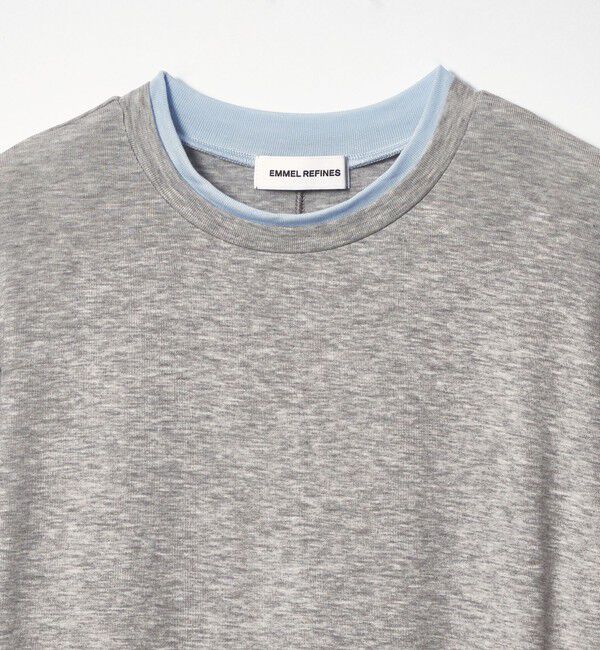 EMMEL REFINES「＜EMMEL REFINES＞EM ベアフライス クルーネック プルオーバー」|Tシャツ・カットソー|