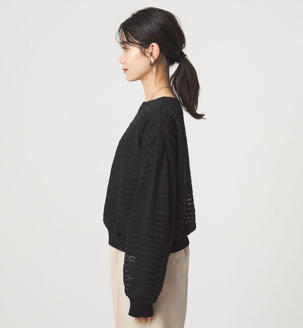 UNITED ARROWS green label relaxing「レイヤー プルオーバー ニット」|ニット・セーター|