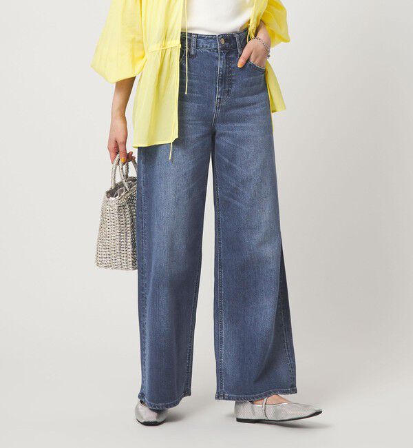 UNITED ARROWS green label relaxing「【別注】＜Healthy DENIM＞ワイド フレア デニム パンツ」|デニム|