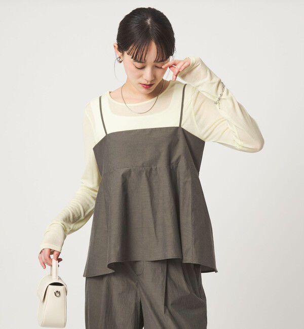 UNITED ARROWS green label relaxing「FAbRICA キャミソール」|キャミソール|DK.GRAY