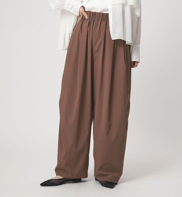 UNITED ARROWS green label relaxing「【WEB限定】＜at ease＞2WAY ワイド パンツ 撥水 UVカット」|その他|MD.BROWN