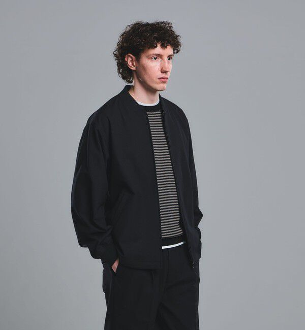 UNITED ARROWS green label relaxing「FREELITCH リブ ブルゾン -2WAYストレッチ・吸水速乾-」|ブルゾン・スタジャン|