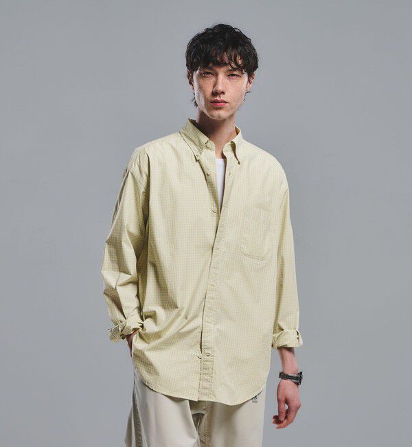 UNITED ARROWS green label relaxing「120/2 ブロード ボタンダウン シャツ」|シャツ・ブラウス|CREAM