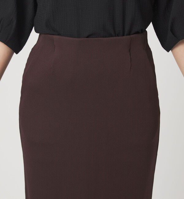 UNITED ARROWS green label relaxing「ブライトリブ タイト スカート」|タイト|