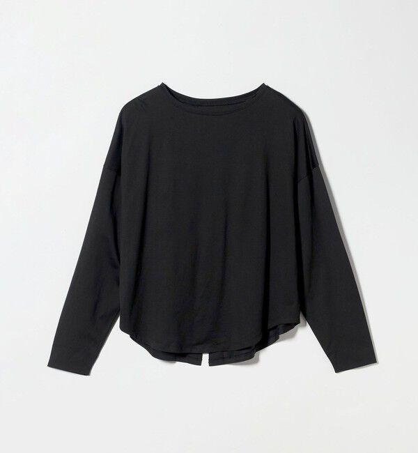 UNITED ARROWS green label relaxing「バック スリット プルオーバー」|Tシャツ・カットソー|BLACK