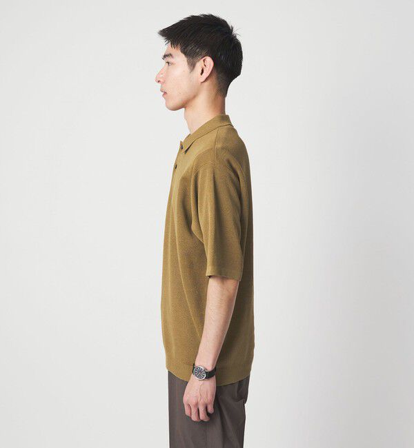 UNITED ARROWS green label relaxing「BREEZY ペーパー 半袖 ポロシャツ -ハンドウォッシャブル・抗菌・通気性-」|ポロシャツ|