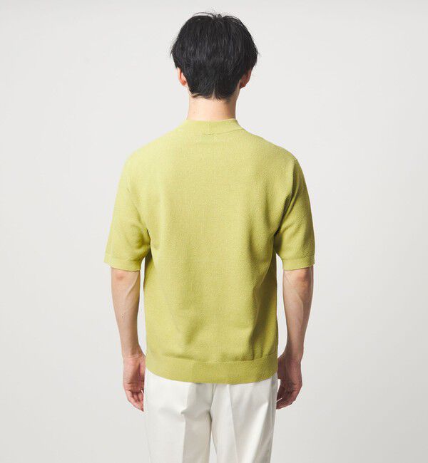 UNITED ARROWS green label relaxing「タック ピケ ビズ クルーネック ニット -ウォッシャブル-」|ニット・セーター|