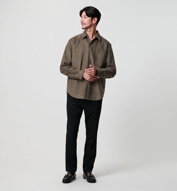 BEAUTY&YOUTH UNITED ARROWS「【WEB限定 WARDROBE SMART】スエードライク シャツ」|シャツ・ブラウス|