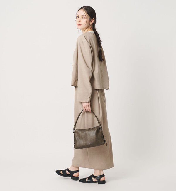 BEAUTY&YOUTH UNITED ARROWS「ポリエステルブレンド タックスカート」|スカート|