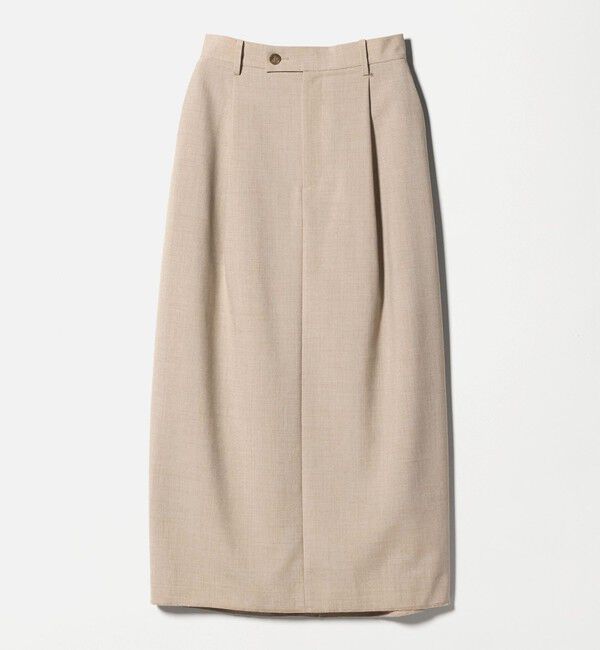 BEAUTY&YOUTH UNITED ARROWS「ポリエステルブレンド タックスカート」|スカート|