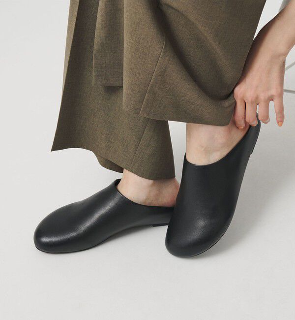 BEAUTY&YOUTH UNITED ARROWS「レザー インヒール スリッポン」|ローファー|