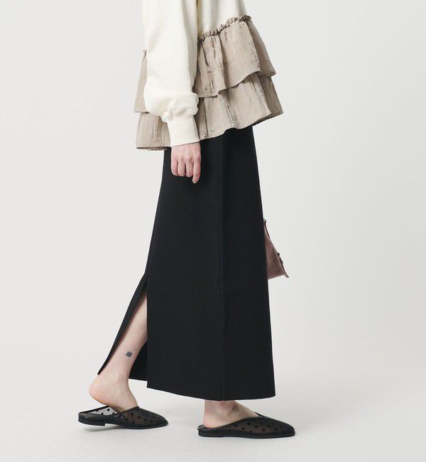 BEAUTY&YOUTH UNITED ARROWS「【WEB限定 Wardrobe DAILY MINIMAL】ミラノリブ ニットスカート ウォッシャブル」|スカート|