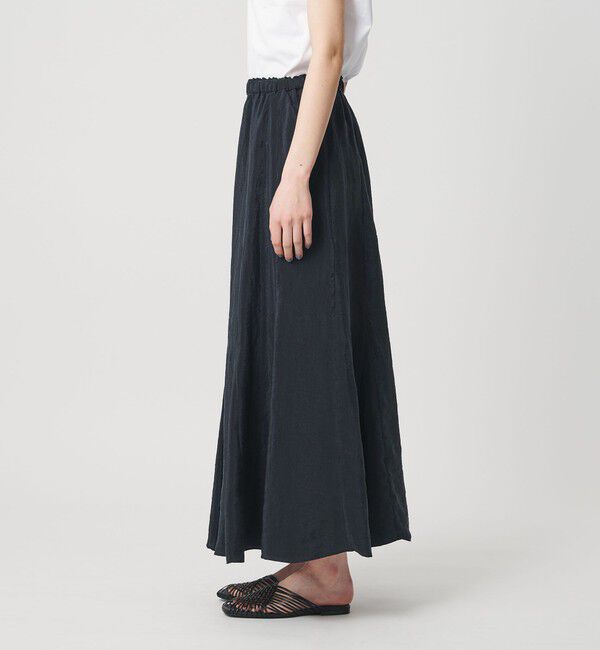 BEAUTY&YOUTH UNITED ARROWS「セルロースナイロン ワッシャーロングスカート ウォッシャブル」|スカート|