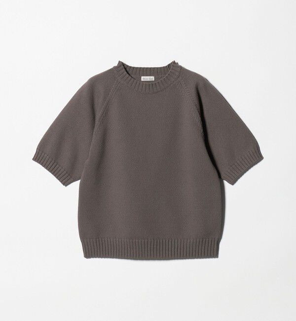 STEVEN ALAN「＜Steven Alan＞コットン ナイロン テープヤーン ハーフスリーブ ニット」|ニット・セーター|