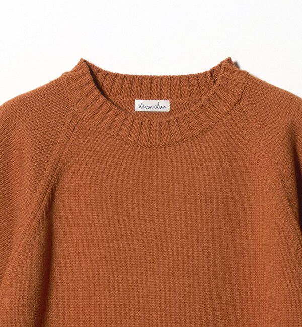 STEVEN ALAN「＜Steven Alan＞コットン ナイロン テープヤーン ハーフスリーブ ニット」|ニット・セーター|