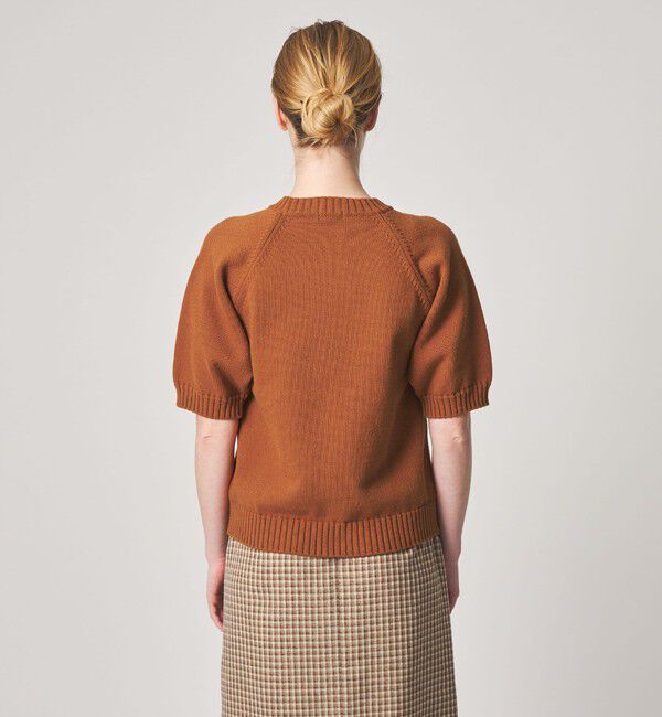 STEVEN ALAN「＜Steven Alan＞コットン ナイロン テープヤーン ハーフスリーブ ニット」|ニット・セーター|