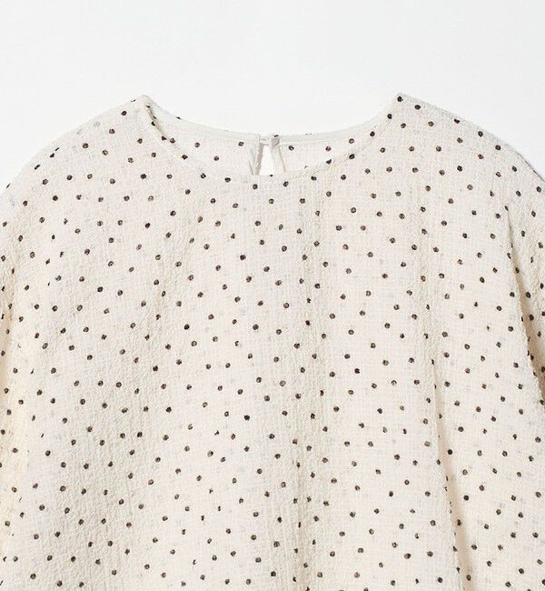 BEAUTY&YOUTH UNITED ARROWS「ポリエステル ドット シアー ブラウス ウォッシャブル」|シャツ・ブラウス|