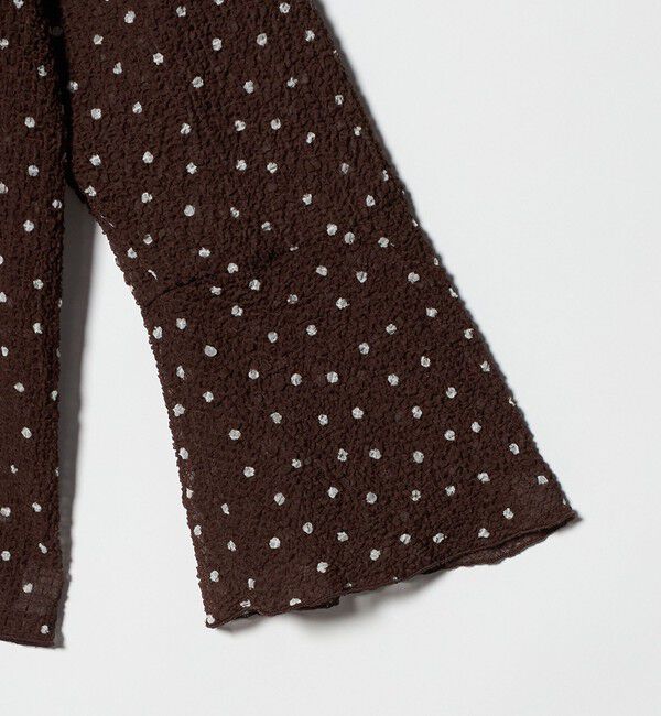 BEAUTY&YOUTH UNITED ARROWS「ポリエステル ドット シアー ブラウス ウォッシャブル」|シャツ・ブラウス|