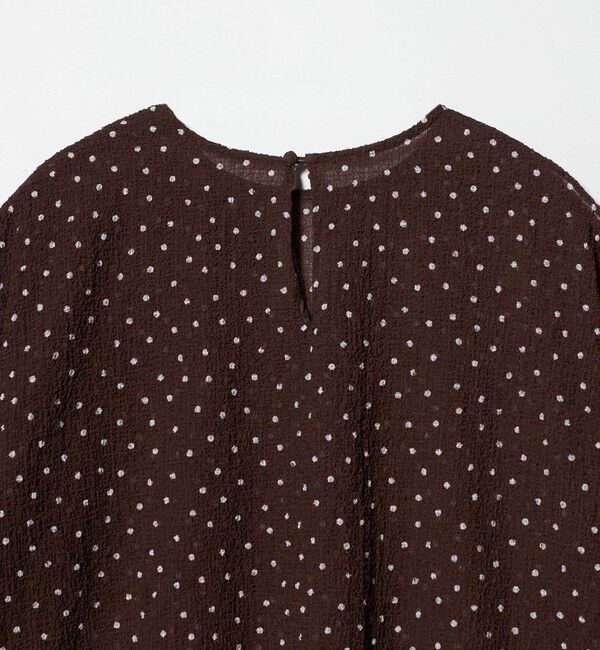 BEAUTY&YOUTH UNITED ARROWS「ポリエステル ドット シアー ブラウス ウォッシャブル」|シャツ・ブラウス|