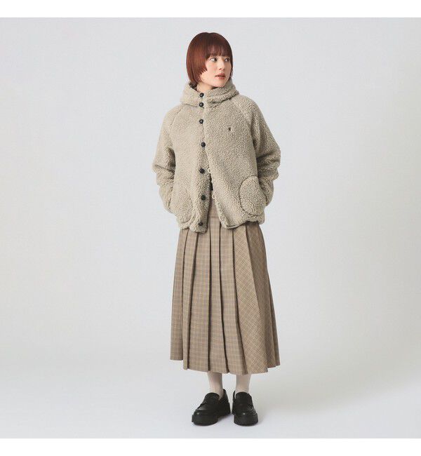 Ray BEAMS 「Gymphlex / ボア フード ジャケット」|ブルゾン・スタジャン|