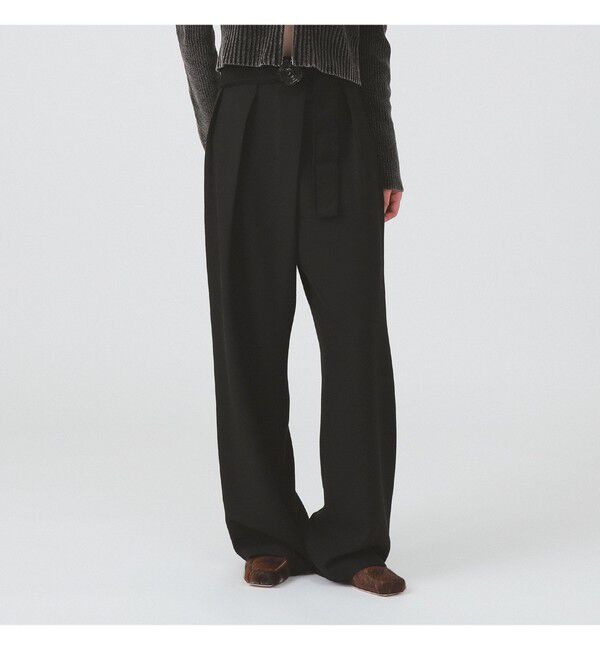 Ray BEAMS 「アシンメトリー ハイウエスト パンツ」|チノ|