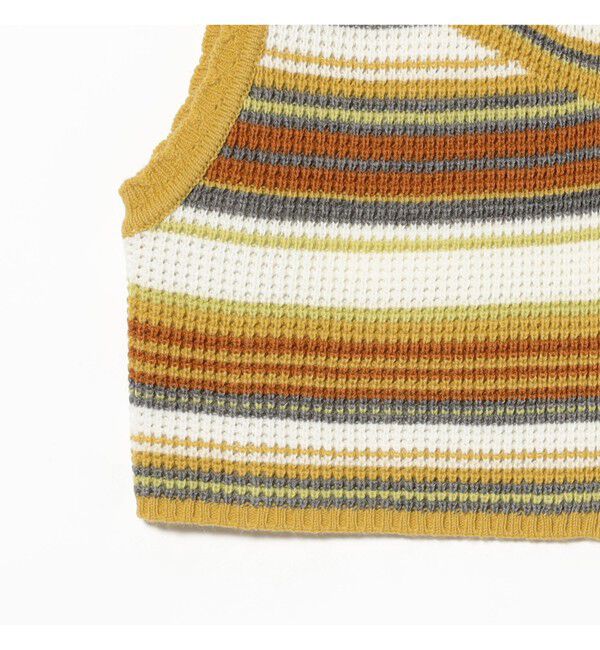 BEAMSBOY「マルチボーダー ベスト」|ベスト・ジレ|