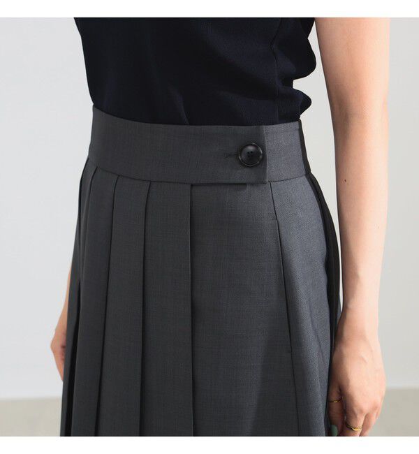 Demi-Luxe BEAMS 「アシンメトリー プリーツスカート」|スカート|