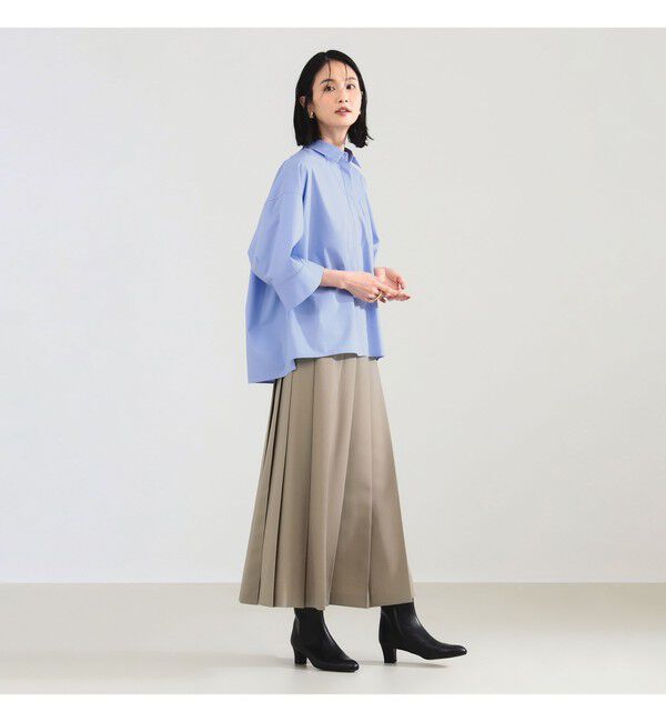 Demi-Luxe BEAMS 「アシンメトリー プリーツスカート」|スカート|