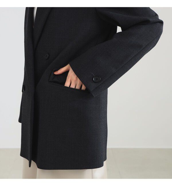 Demi-Luxe BEAMS 「ダブルクロス ロング ジャケット」|ダッフルコート|