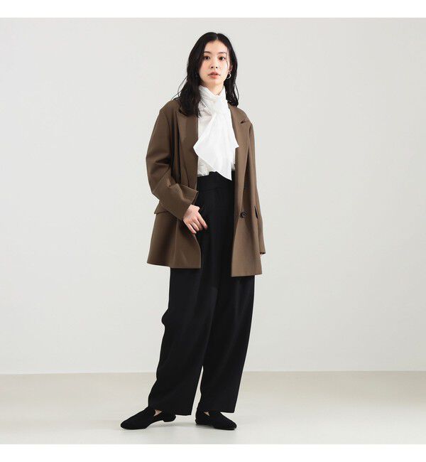 Demi-Luxe BEAMS 「ダブルクロス ロング ジャケット」|ダッフルコート|