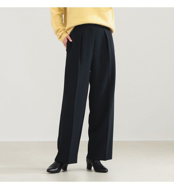 Demi-Luxe BEAMS 「ウォッシャブル ダブルクロス パンツ」|チノ|