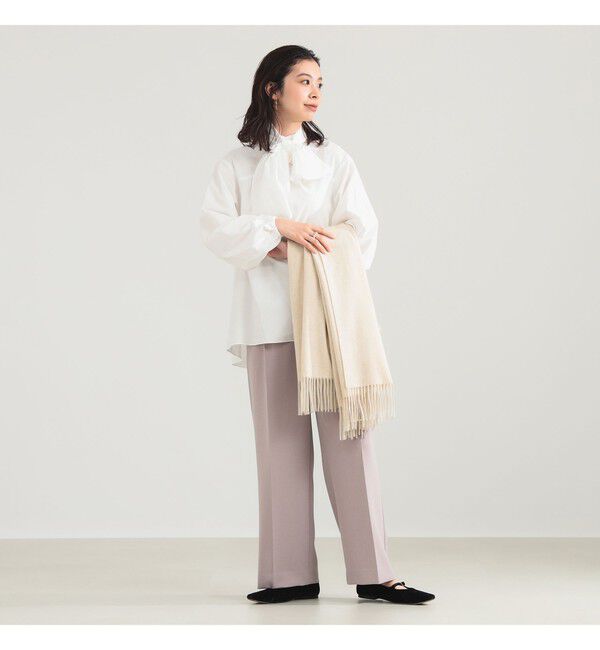 Demi-Luxe BEAMS 「ウォッシャブル ダブルクロス パンツ」|チノ|