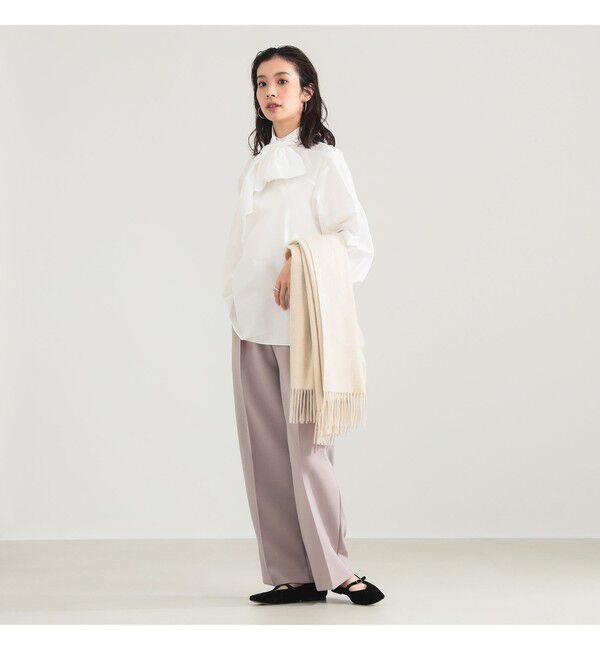 Demi-Luxe BEAMS 「ウォッシャブル ダブルクロス パンツ」|チノ|