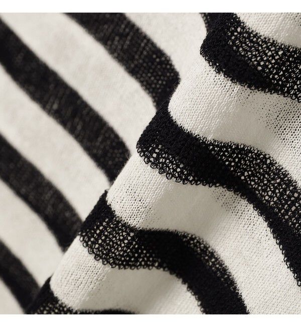 Ray BEAMS 「boussole / Sheer Border Sailor Collar Pullover」|ニット・セーター|