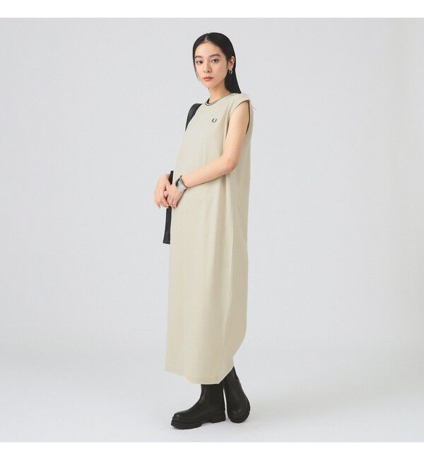 Ray BEAMS 「【別注】FRED PERRY / ティップド ピケ ドレス」|ワンピース|