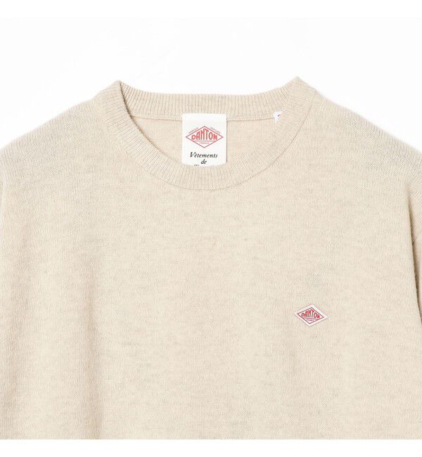 BEAMS「DANTON / Lambswool Crew Neck Knit」|ニット・セーター|